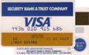 Visa&nbsp;—&nbsp;Security Bank & Trust Company
